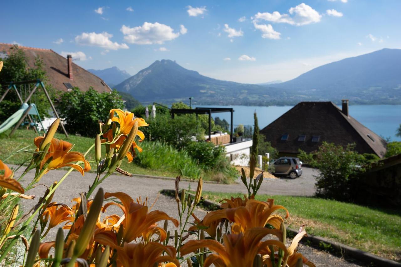 T3 Avec Vue Sur Le Lac D'Annecy Apartment Veyrier-du-Lac Exterior foto